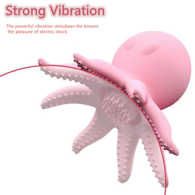 Octopus Nipple Massage Vibrator Clitoris Stimulator