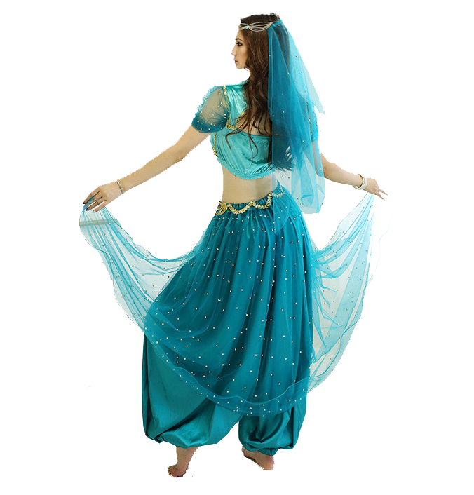Middle East Belly Dancer Outfit - Costume Package