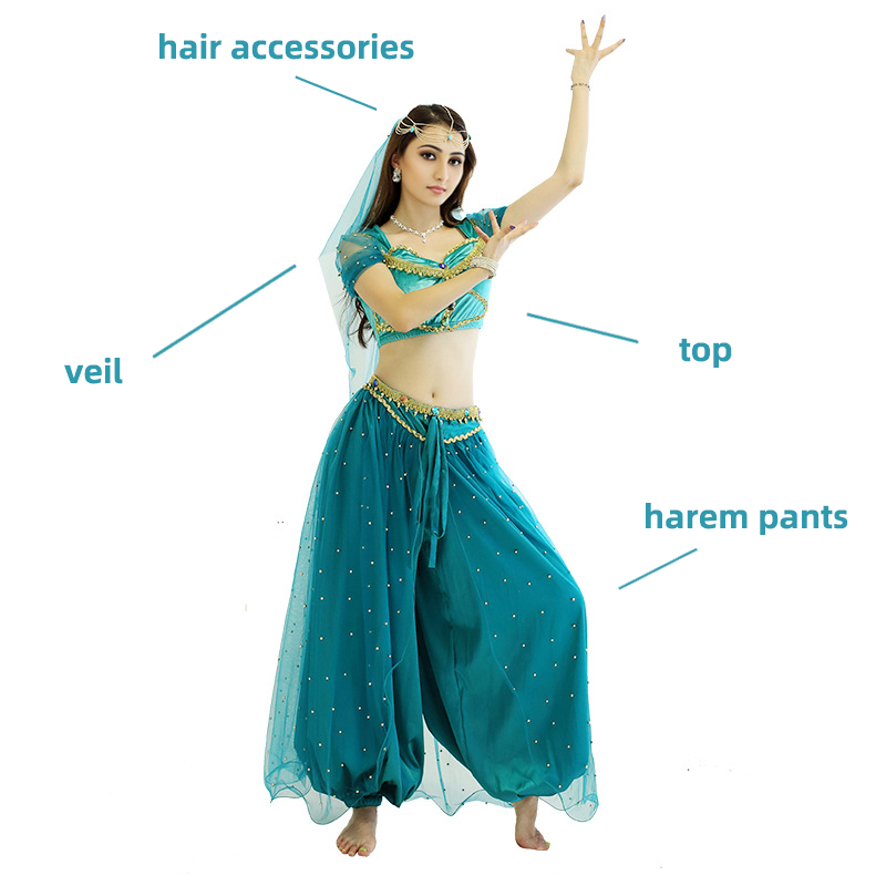 Middle East Belly Dancer Outfit - Costume Package