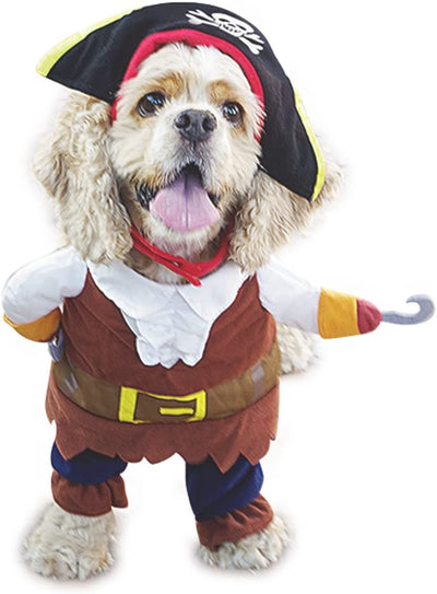 Pets Cat Puppy Funny Cosplay Pirate Pet Costume