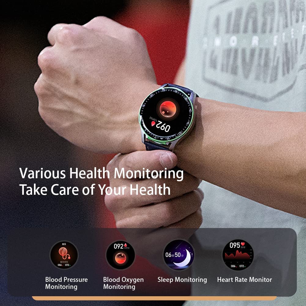 Smart Watch with Earbuds, 2 in 1 Bluetooth Watch Earbuds Smart Watch for Android iPhone, Fitness Tracker with Blood Oxygen Heart Rate Sleep Monitoring, Long Standby Sports Smart Watch for Men Women