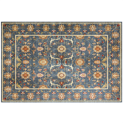 Bohemian Style Vintage Rug - Stain Resistant Rugs for Living Room Bedroom