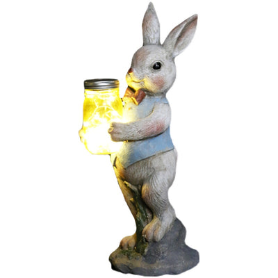 Courtyard Garden Lawn Outdoor Solar Light Rabbit Decoration Ornament